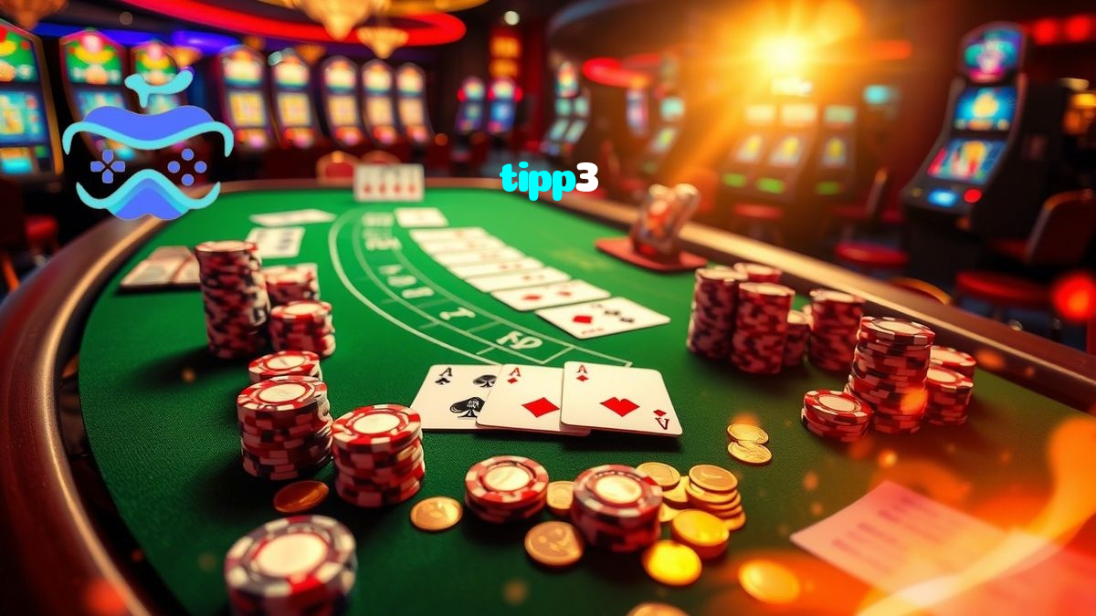 tipp3 casino presented on mobile device in Pakistan with slots and live games